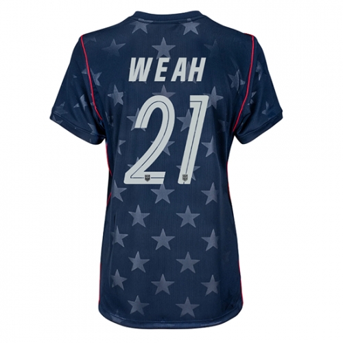 Billige Fotballdrakt Forente stater Timothy Weah #21 Replika Bortedrakt Dame VM 2026 Kortermet Billige Fotballdrakt Forente stater Timothy Weah #21 Replika Bortedrakt Dame VM 2026 Kortermet